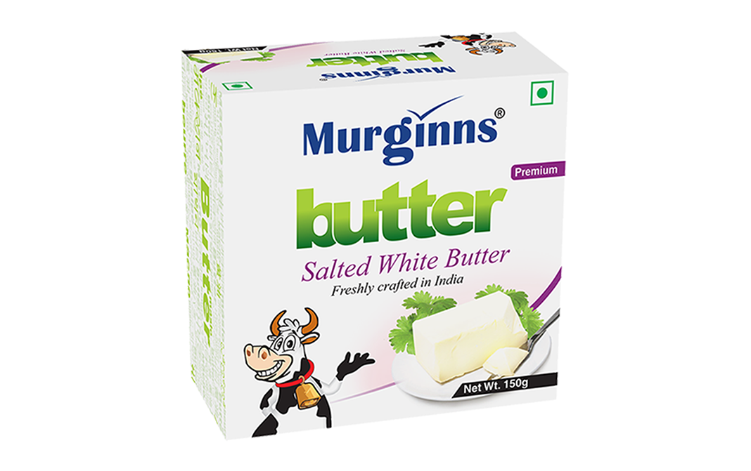 Murginns Butter Salted White Butter   Box  150 grams
